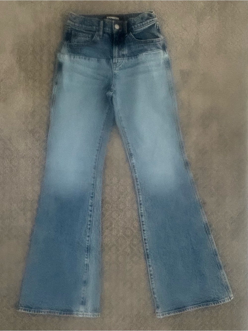 Express ‘70s Flare Mid Rise Jeans Size 0R